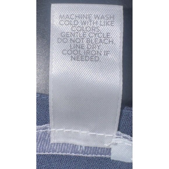 J. Jill Women’s Blue Embroidered Gauzy Open Kimono Cardigan One Size - Picture 7 of 9